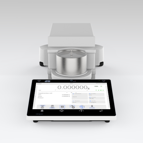 Microbalança para filtros MYA 5Y.F Radwag