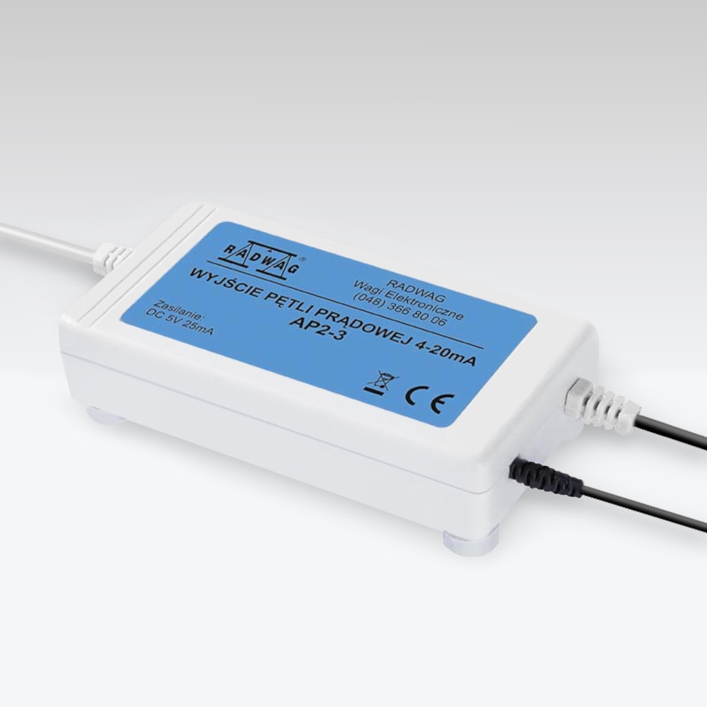 Wyjście pętli prądowej AP2-1 (obudowa plastikowa) RADWAG